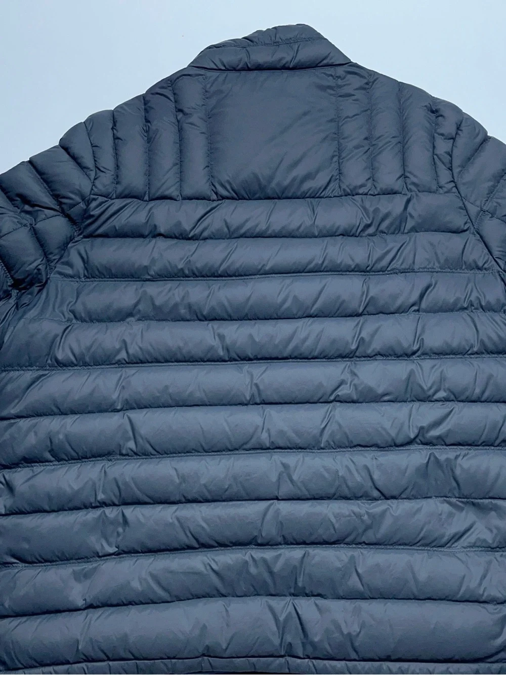 Tommy Hilfiger Down Puffer Jacket Mens Size XL Gray Lightweight Packable